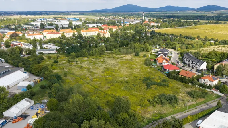 Fotografia działki z drona — Świdnica